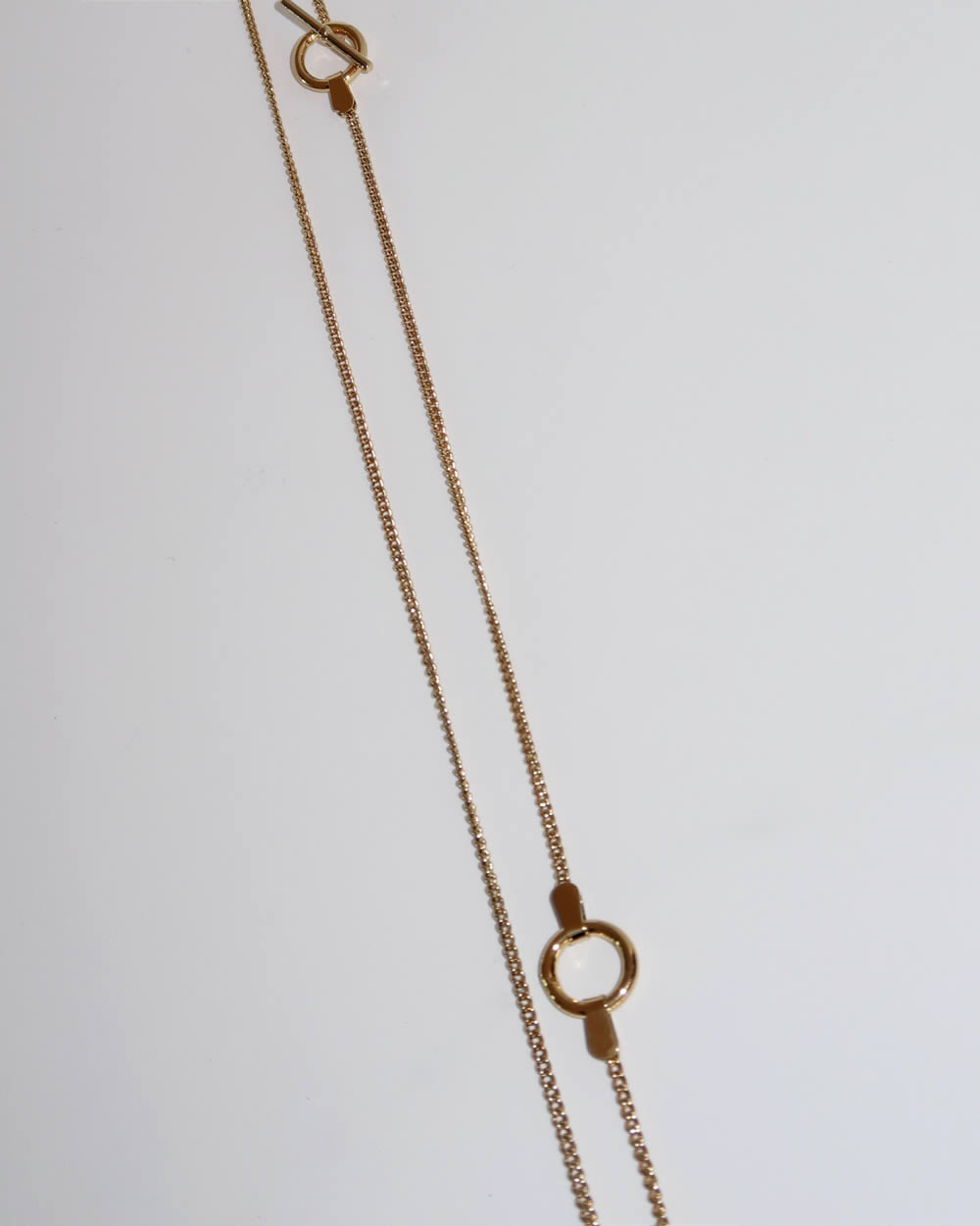 MERYL Palladium and gold-plated necklace • LEDA MADERA